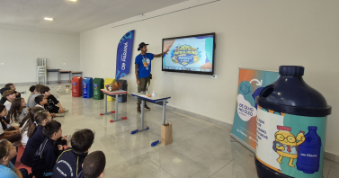 Campanha escolar em Guaratuba reforça importância do descarte correto de óleo usado